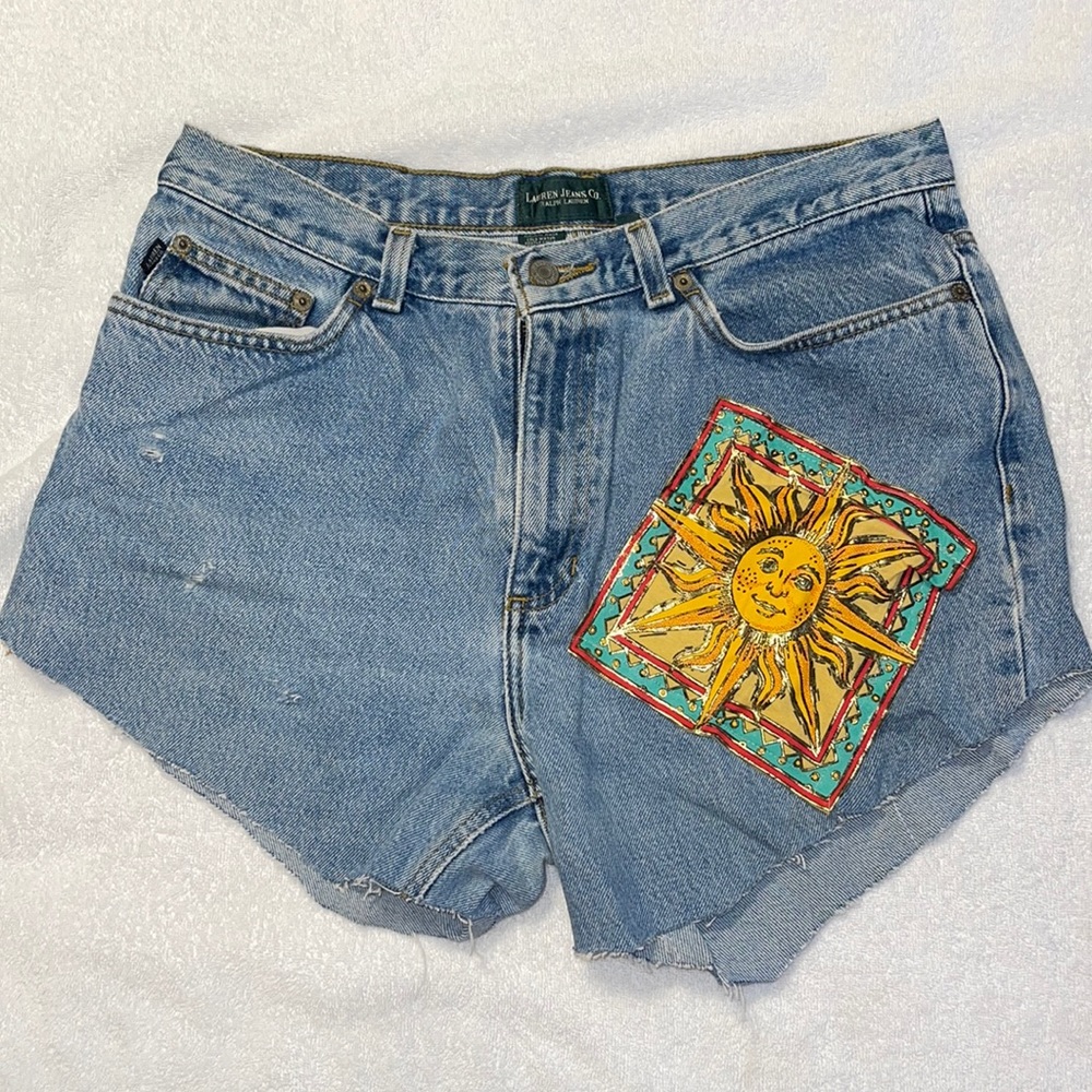 Upcycled Ralph Lauren Jean Shorts